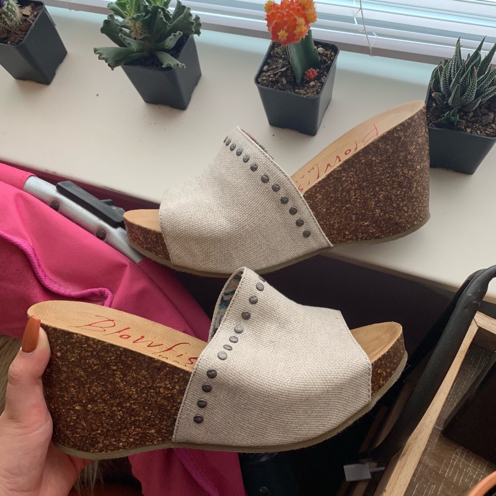 NOT Blowfish Slip On Wedges